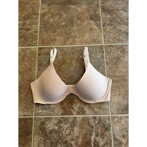 Skims Fits Everybody Scoop Plunge Bra Sand Size 34D - Picture 1 of 8